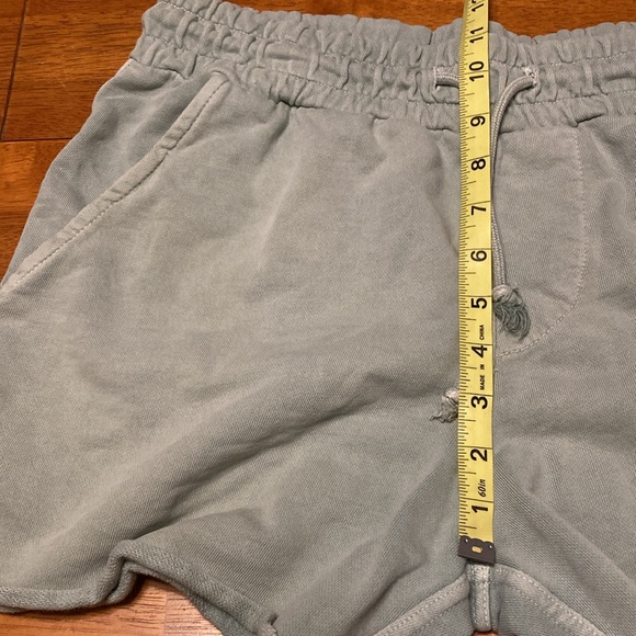 YoungLA Mens Size L Light Green Terry Knit Athletic Shorts 100% Cotton Workout - Picture 11 of 12